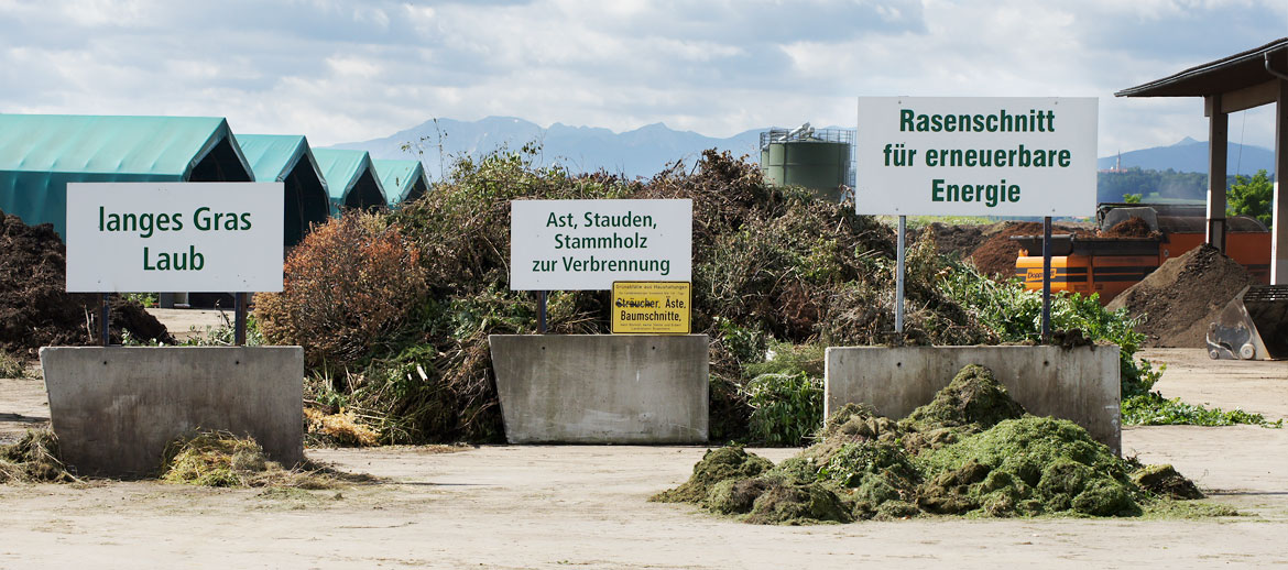 Bild Ablageort Gartenabfälle