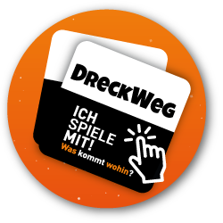 Badge DreckWeg Spiel